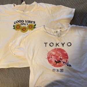 2 Crop Tops! both size Medium